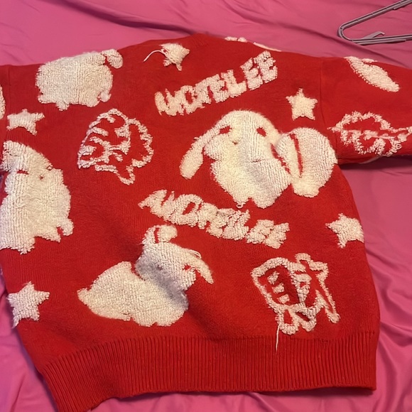 Red and White sweatshirt size small men - Picture 2 of 2